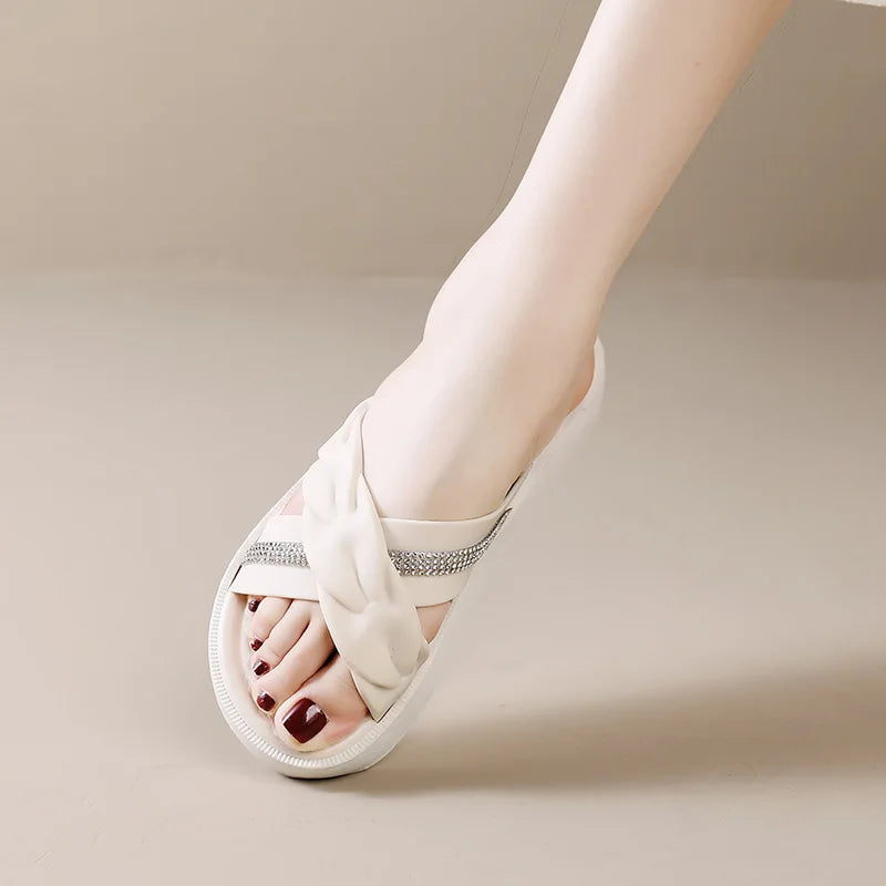 Sandalias Perla Ivory