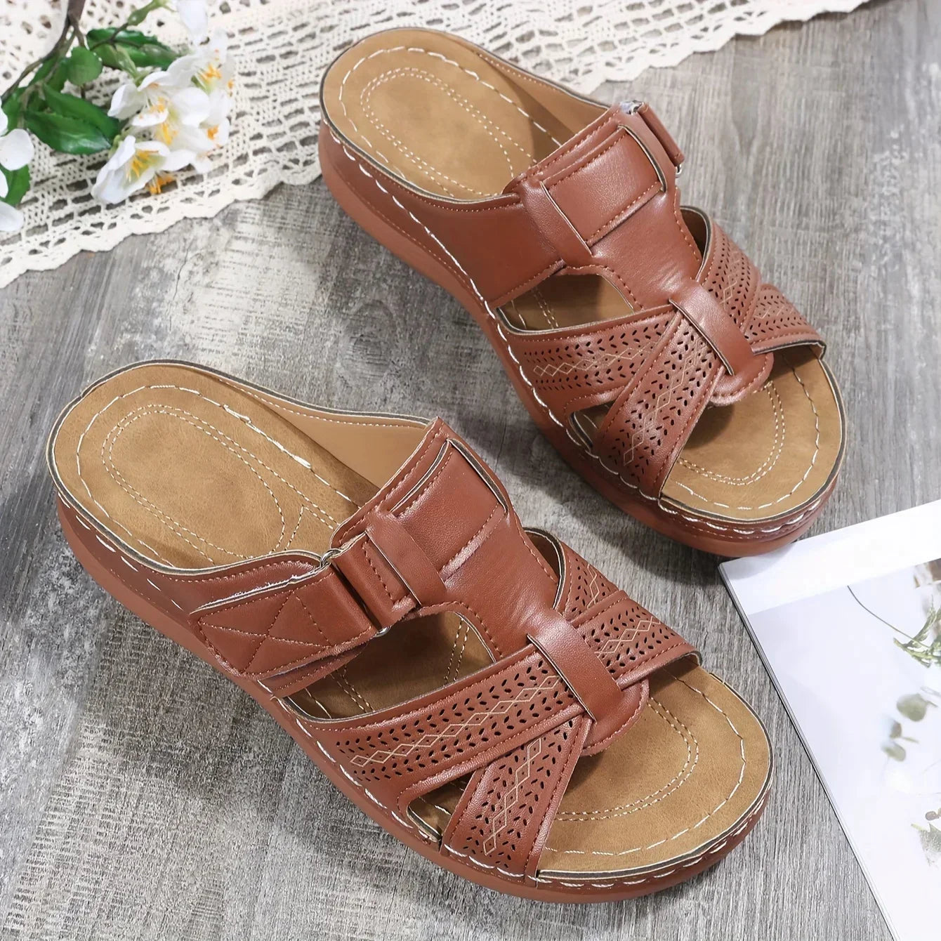 Sandalias Delfina Cuña