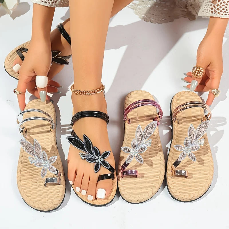 Sandalias Hojas