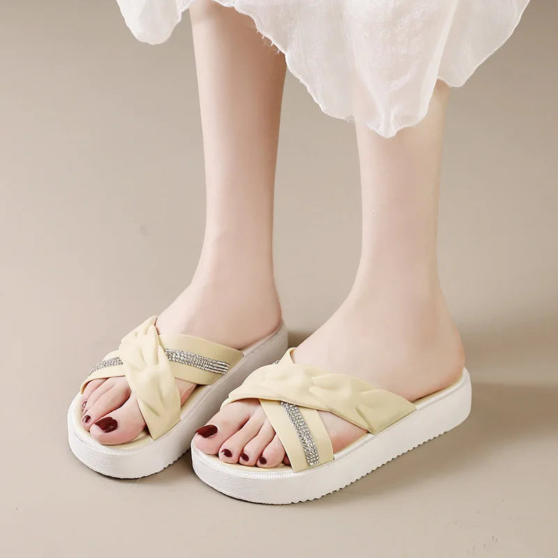 Sandalias Perla Ivory
