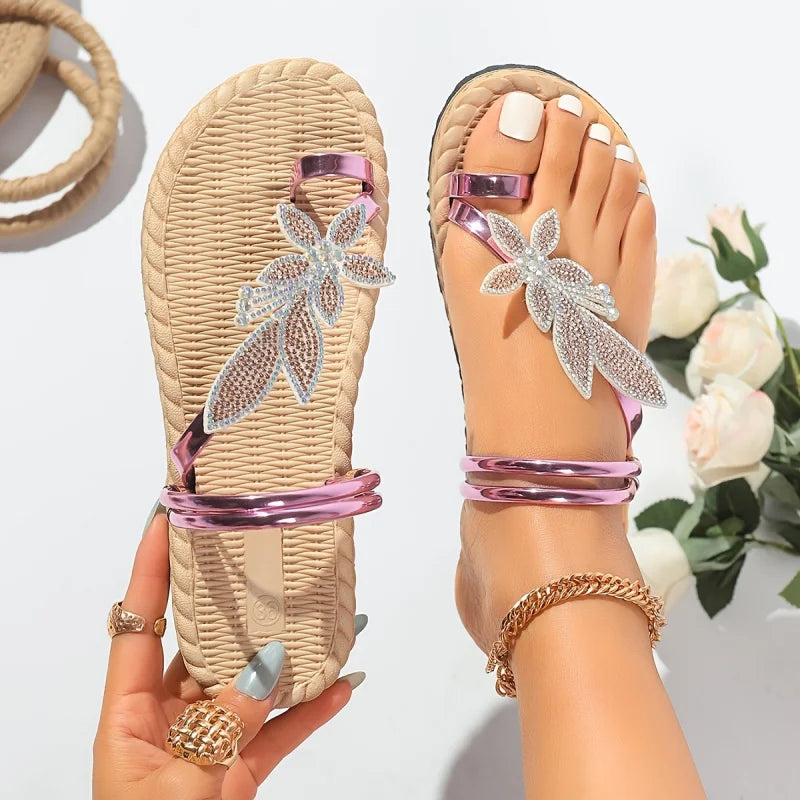 Sandalias Hojas