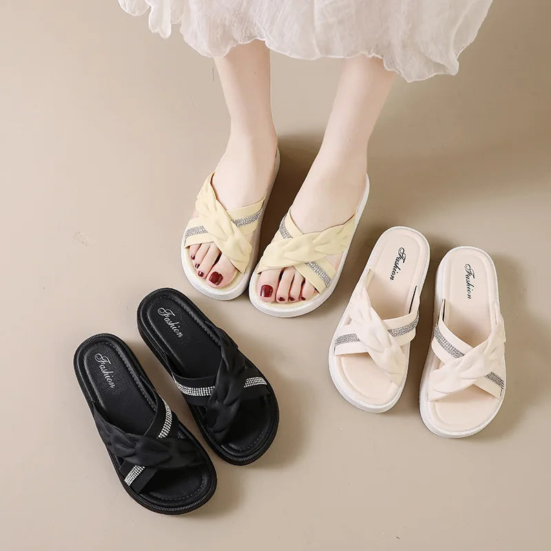Sandalias Perla Ivory